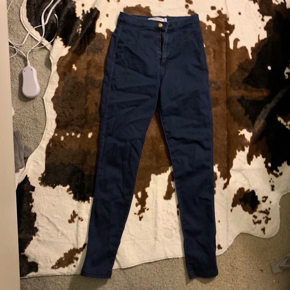 High waist denim skinny jeans American apparel